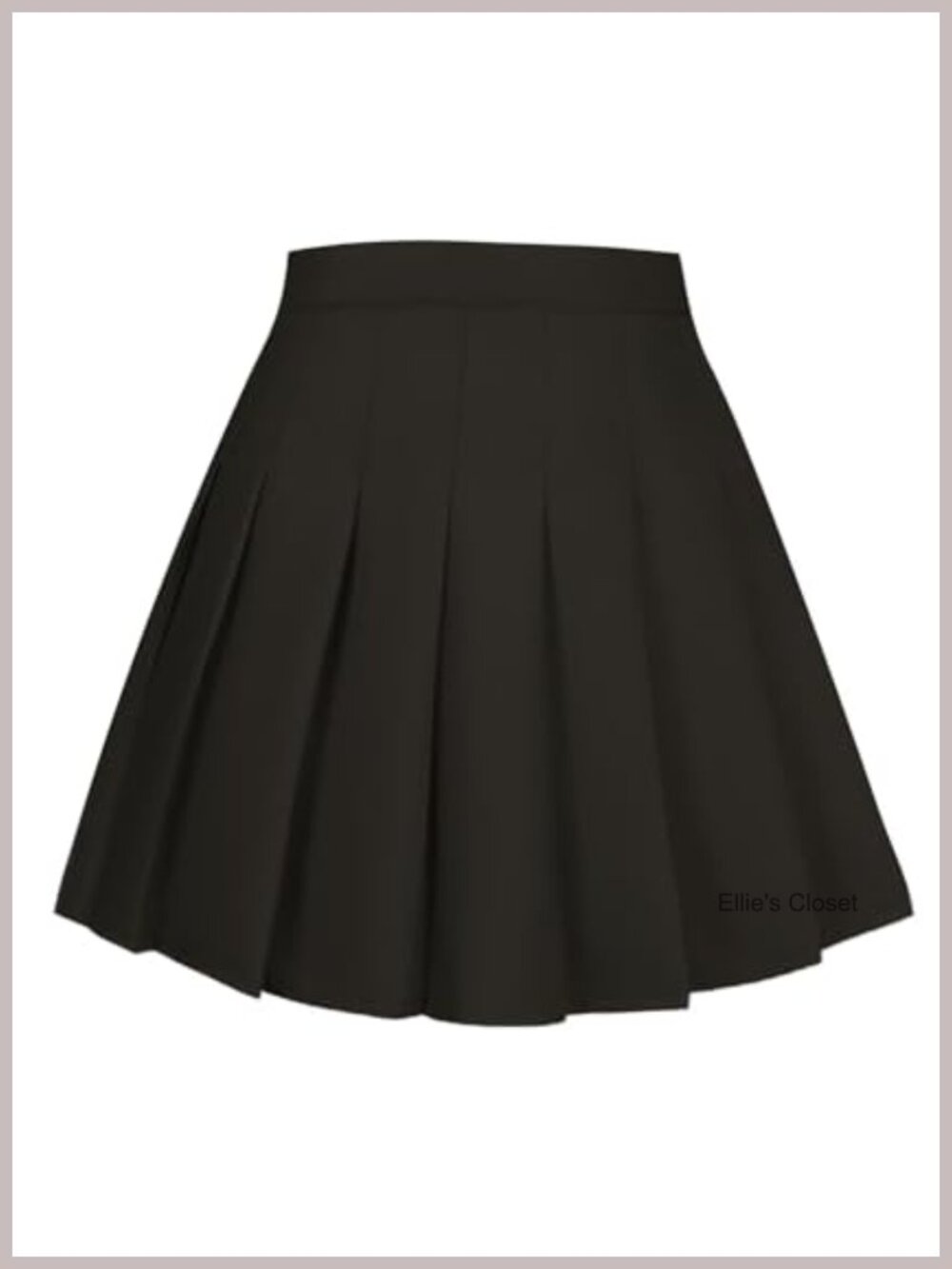 Pleated Skort High Waisted Tennis Skirt with Shorts A-Line